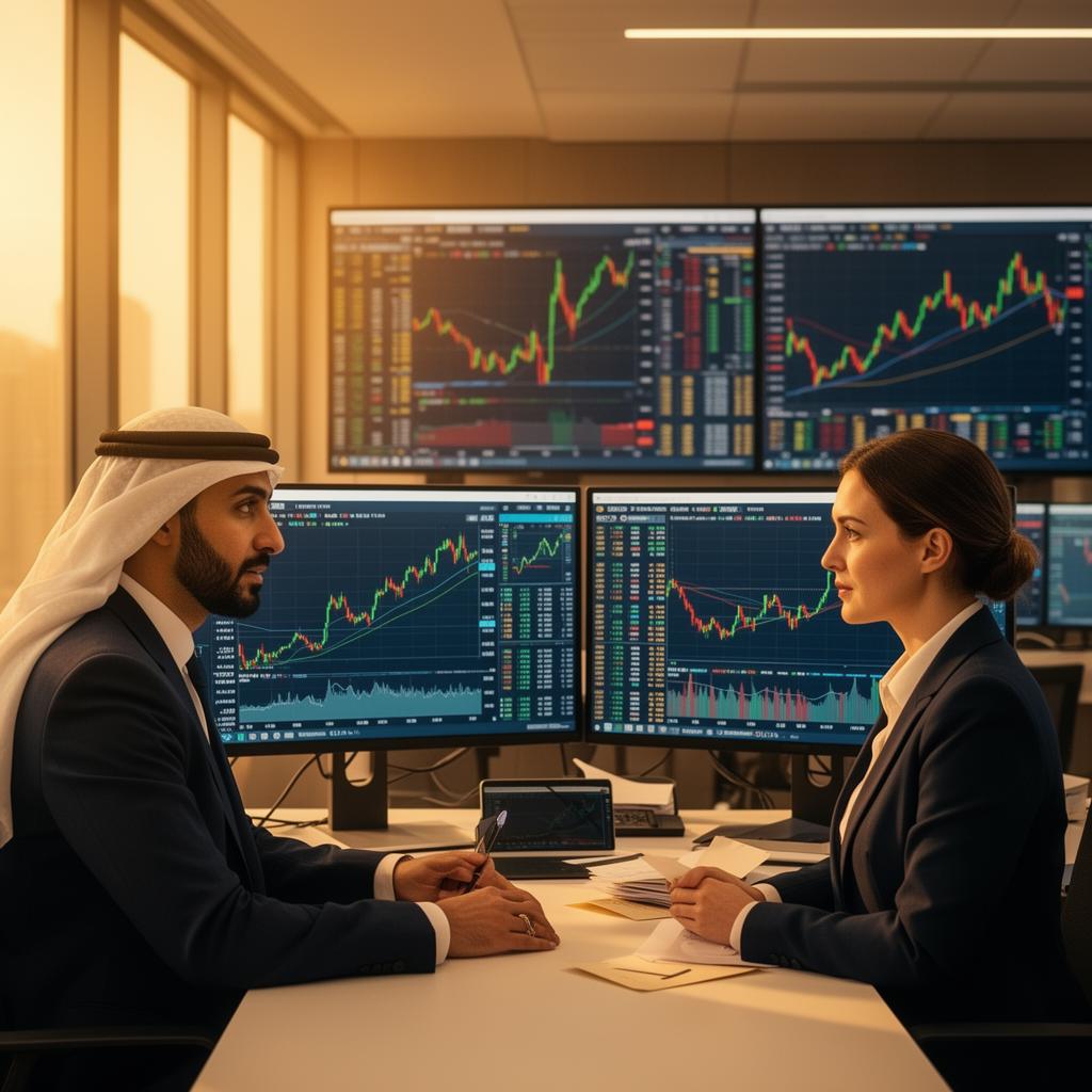 Commodity analysts reviewing market data