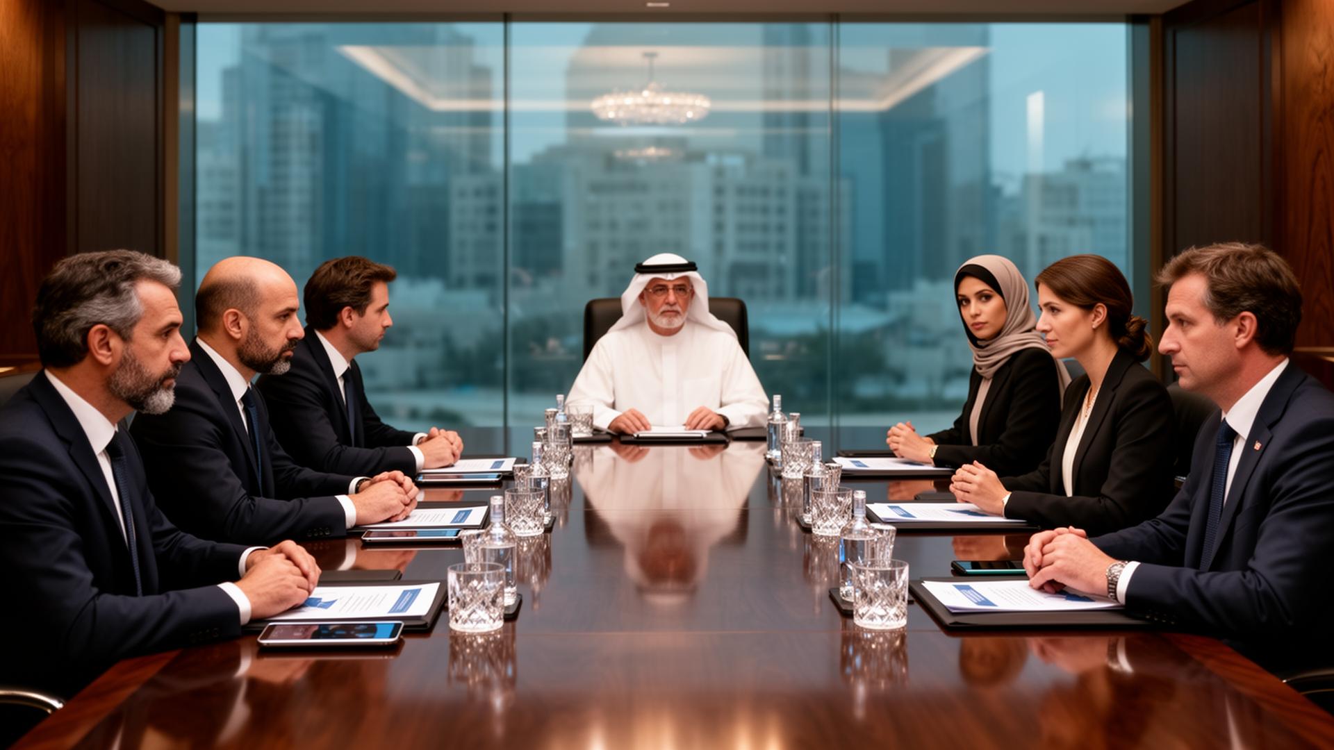 Institutional investment committee meeting