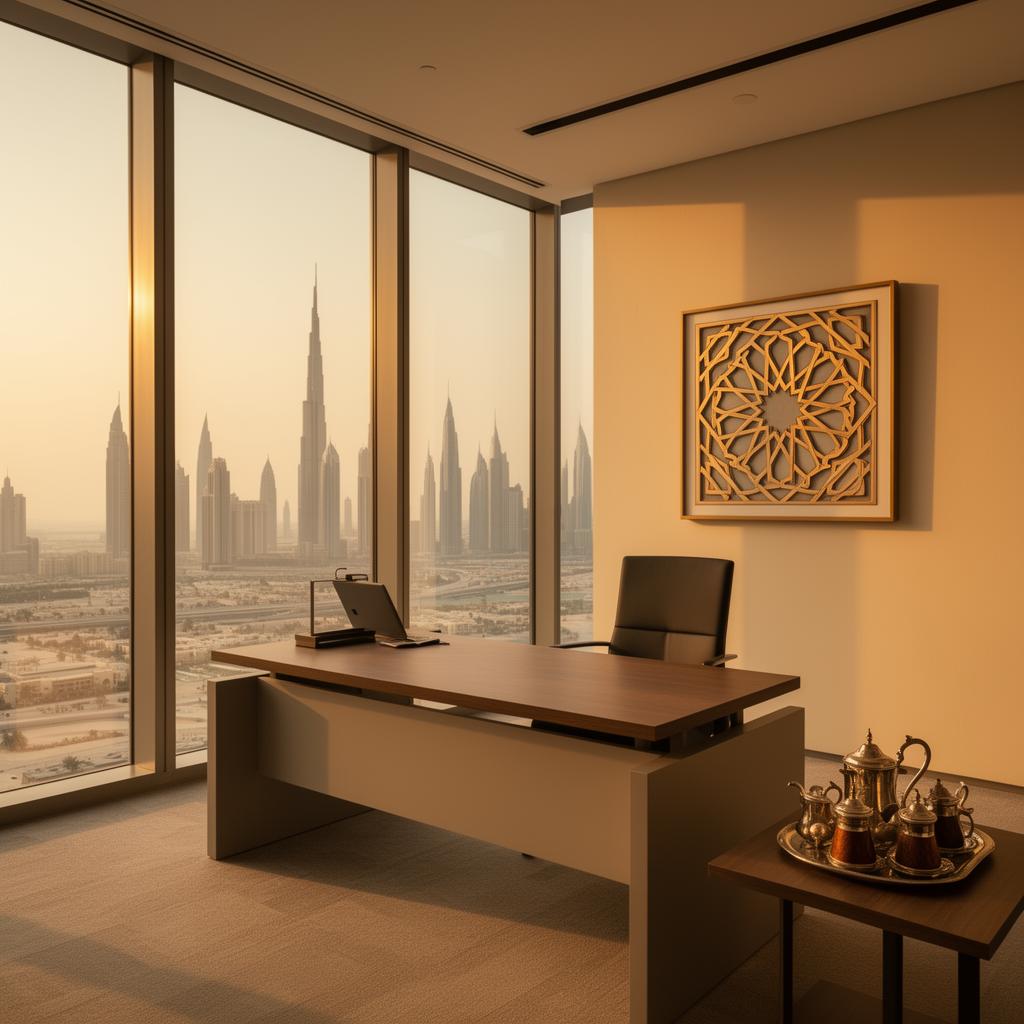 Modern Gulf institutional office